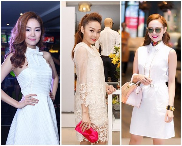 5 mỹ nhân dùng gam trắng thông minh nhất showbiz Việt