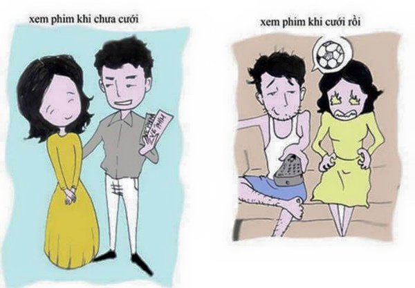 Chùm ảnh sự khác biệt của phụ nữ trước và sau khi kết hôn