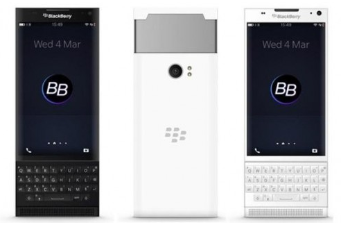 Smartphone bàn phím trượt, màn hình cong của BlackBerry ra mắt vào tháng 11
