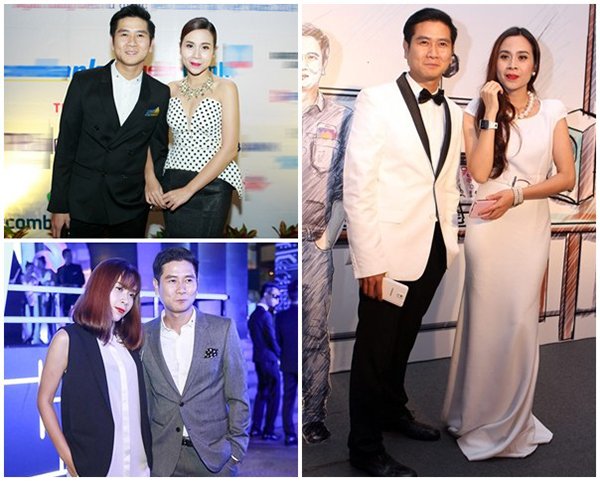 Vợ chồng Lưu Hương Giang phối đồ ăn ý trên thảm đỏ