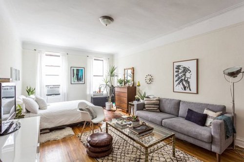 Căn hộ chỉ một phòng duy nhất vẫn gọn đẹp