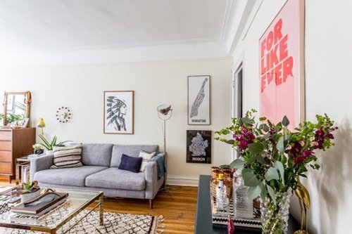 Căn hộ chỉ một phòng duy nhất vẫn gọn đẹp