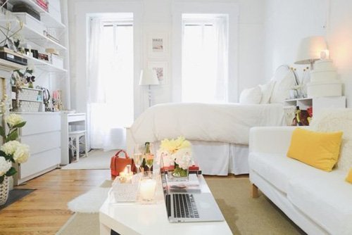 Căn hộ chỉ một phòng duy nhất vẫn gọn đẹp