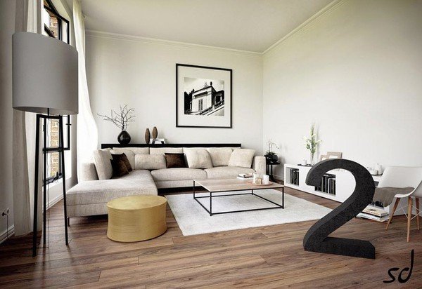 Mẫu phòng khách đẹp, dễ ứng dụng cho căn hộ chung cư