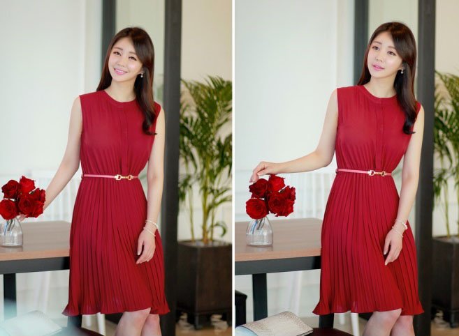 Rạng rỡ đến công sở đầu tuần với váy voan dịu dàng