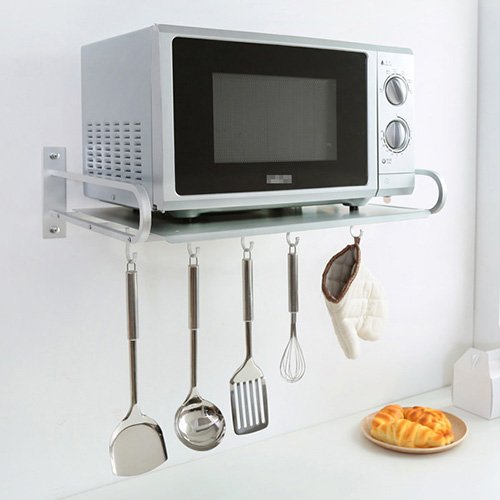 13 mẫu giá kệ để lò vi sóng tiện dụng cho nhà bếp nhỏ