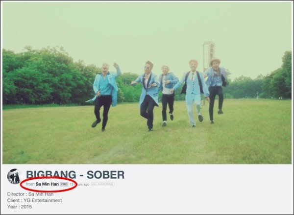 Đạo diễn MV "Sober" (Big Bang) chính là người hủy quay MV của 2PM