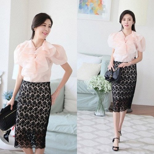 Mách nàng công sở chọn trang phục xóa tan mặc cảm ngực bé