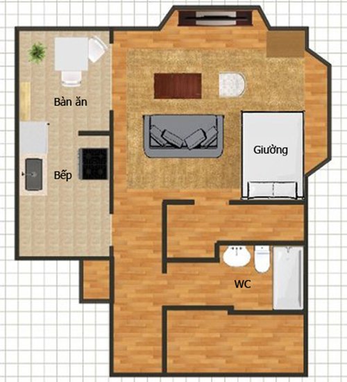 5 cách bố trí căn hộ nhỏ hẹp