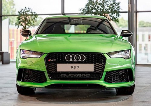 Audi RS7 “ngon mắt” hơn với màu sơn táo xanh