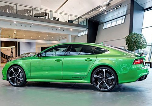 Audi RS7 “ngon mắt” hơn với màu sơn táo xanh