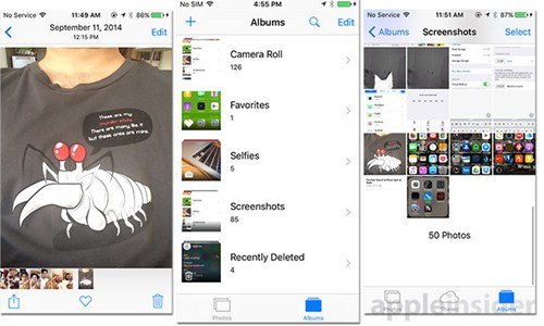 iOS 9 khuyến khích người dùng chụp ảnh tự sướng