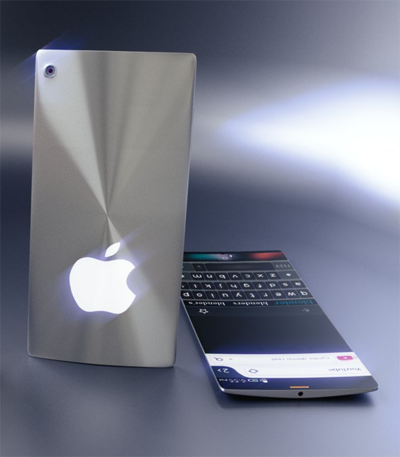 Ý tưởng iPhone 7 "bóng loáng" với mặt lưng cong và logo phát sáng