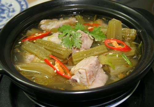 Canh atisô ngon bổ