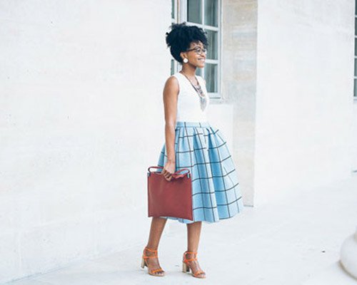 7 kiểu chân váy midi xòe 'hút hồn' phái đẹp trong mùa thu 2015
