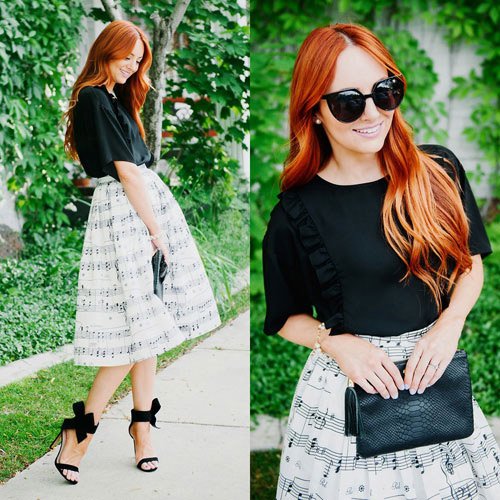 7 kiểu chân váy midi xòe 'hút hồn' phái đẹp trong mùa thu 2015