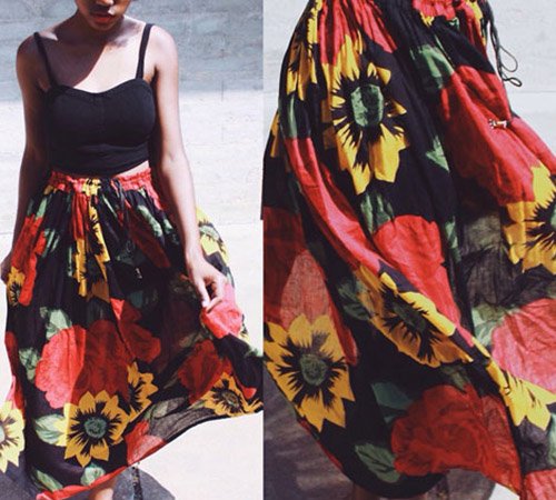 7 kiểu chân váy midi xòe 'hút hồn' phái đẹp trong mùa thu 2015