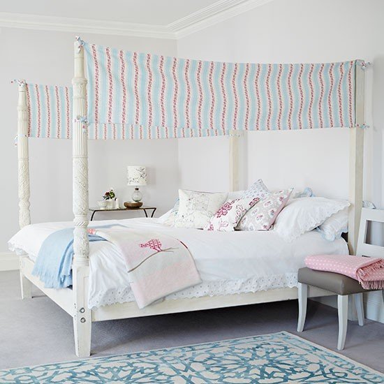 Mát mắt với những phòng ngủ được trang trí bằng sắc trắng dịu êm