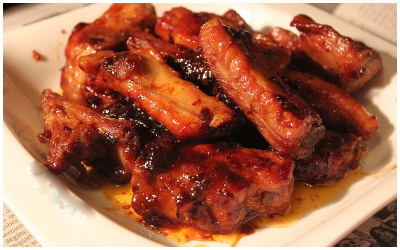 Bữa trưa ngày mưa cuốn hút cả nhà với sườn nướng mật ong