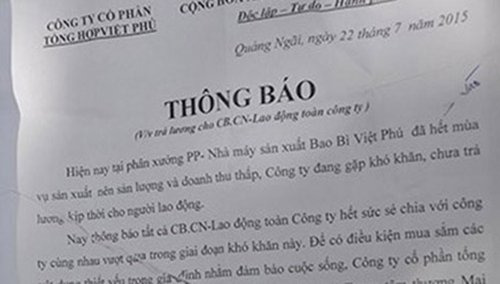 Trả lương bằng phiếu mua hàng nội bộ