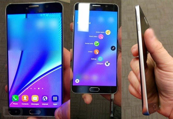 Samsung Galaxy Note 5 lộ diện ấn tượng trong ảnh thực tế rõ nét