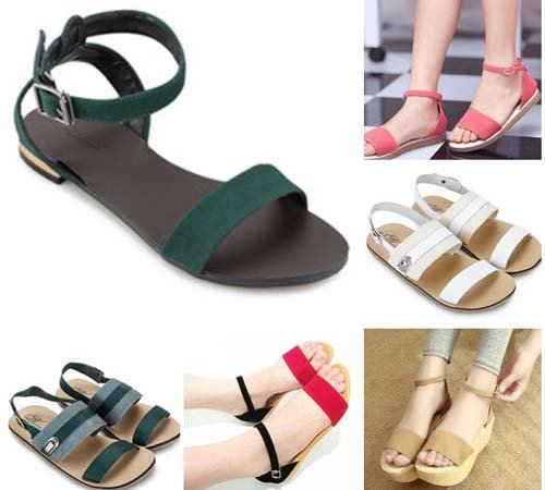 Cách diện sandal vải lãng mạn đón Thu sang