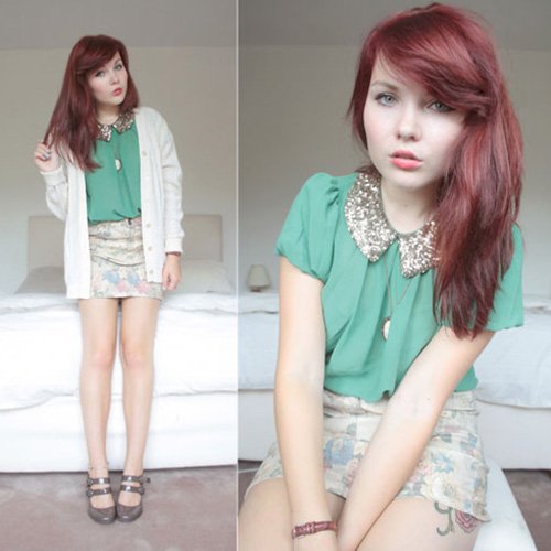 Biến hóa đầy phong cách với trang phục màu xanh ngọc lục bảo