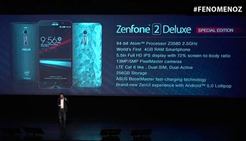 Asus ra mắt Zenfone 2 Deluxe phiên bản đặc biệt