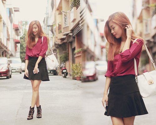 Say đắm nồng nàn cùng thời trang sắc màu đỏ rượu vang!