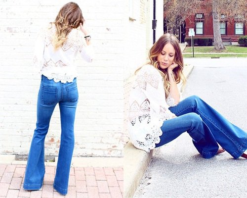 Quần jeans nữ màu xanh sành điệu, bạn đã biết cách mix đồ?