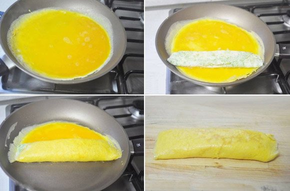 Cách làm món trứng cuộn súp lơ ngon, đẹp, dễ làm
