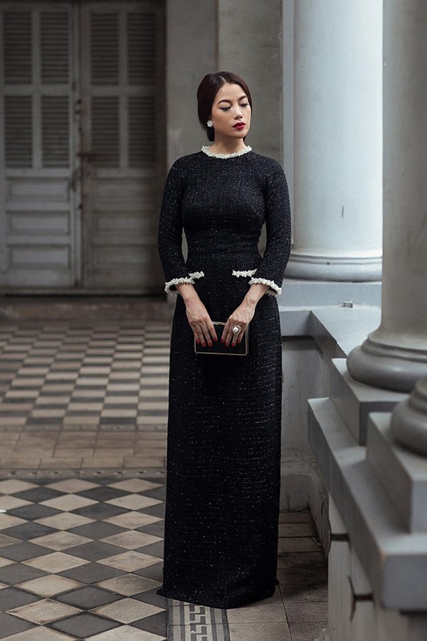 Trương Ngọc Ánh diện áo dài lấy cảm hứng từ Coco Chanel