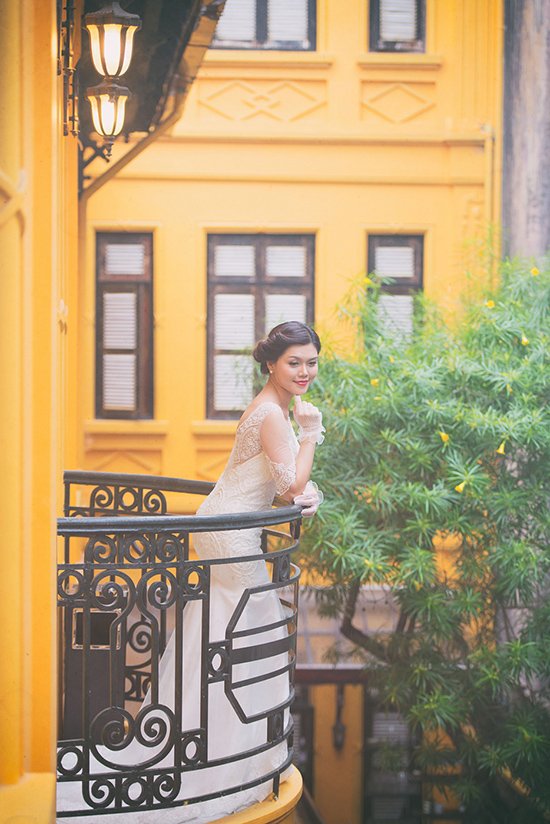 Địa điểm chụp ảnh cưới đẹp tại Hà Nội: nhà hàng Home với kiến trúc Vintage