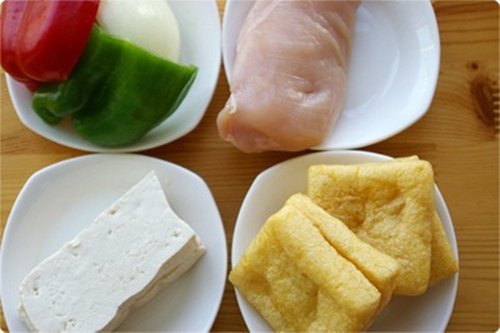 Cách làm đậu phụ bọc thịt gà chiên vàng giòn rụm hấp dẫn