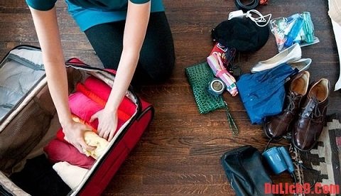 10 nguyên tắc vàng khi đóng gói hành lý du lịch