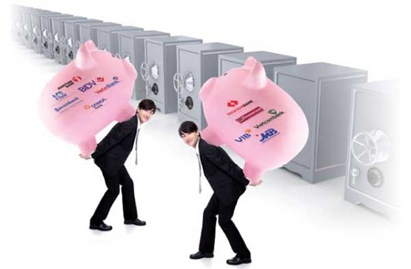 So găng quy mô tổng tài sản của các ngân hàng hiện nay