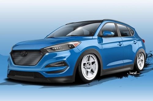 Hyundai Tucson nằm sát mặt đất, công suất hơn 700 mã lực lộ diện