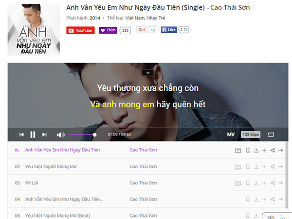 Album mới của Cao Thái Sơn đánh bại Phan Mạnh Quỳnh