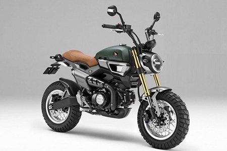 Honda Grom biến thành xe scrambler cực đáng yêu