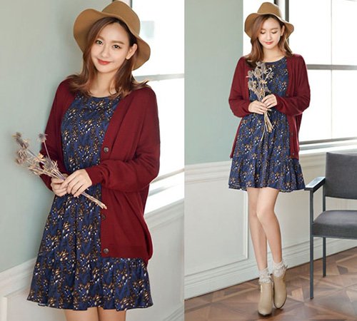 Muôn kiểu mix áo cardigan tuyệt xinh ngày thu lãng mạn