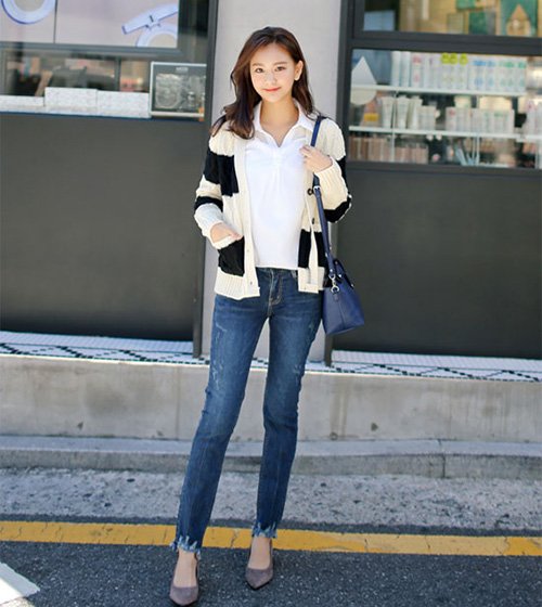 Muôn kiểu mix áo cardigan tuyệt xinh ngày thu lãng mạn