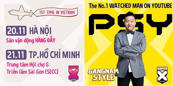 Chính thức công bố thời điểm Psy biểu diễn tại Việt Nam