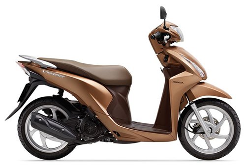 Honda Vision màu mới chính thức ra mắt, giá không đổi