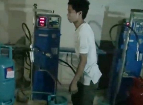 Cận cảnh bên trong trạm sang chiết gas lậu của công ty Ga Việt