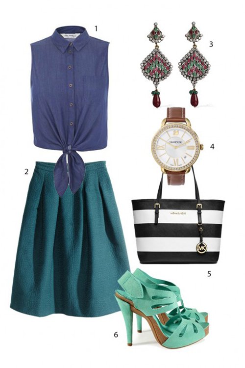 Gợi ý cả tuần mặc đẹp với váy chữ A cho cô nàng công sở