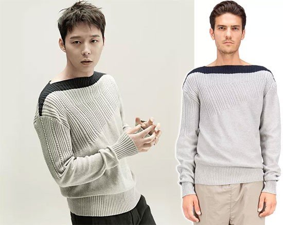 Áo len đắt giá của sao Hàn