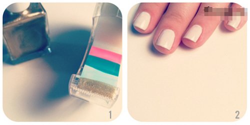 Hướng dẫn bạn vẽ móng tay chỉ bằng cách dùng băng dính