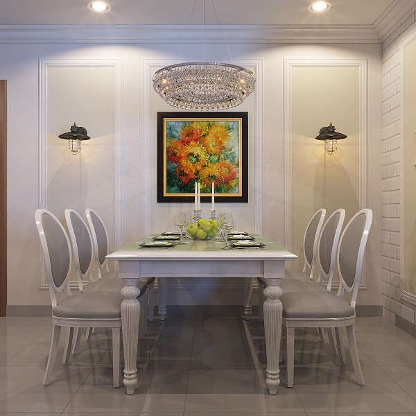 Phong cách tân cổ điển cho căn hộ 100m2