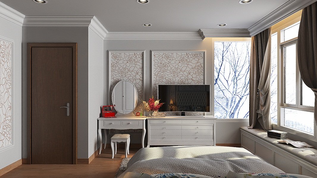 Phong cách tân cổ điển cho căn hộ 100m2