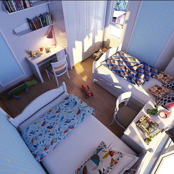 Phong cách tân cổ điển cho căn hộ 100m2